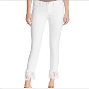 COPY - 🌺NWT Blank NYC white jeans with fringe 2